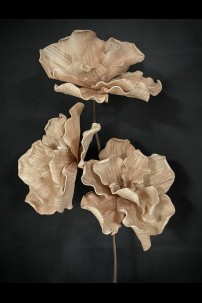  WOOD-GRAIN BEIGE FOAM FLOWER [FF705160]